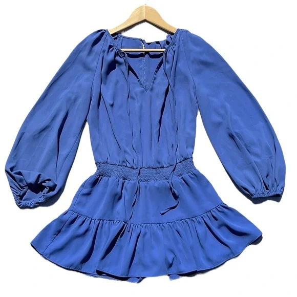 Amanda Uprichard Blue Romper - Picture 2 of 9